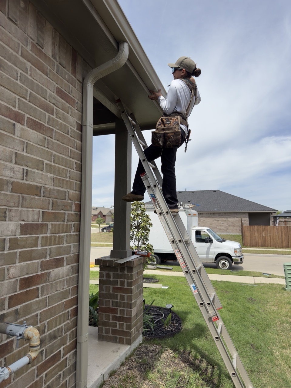 Recent gutter installation project 10