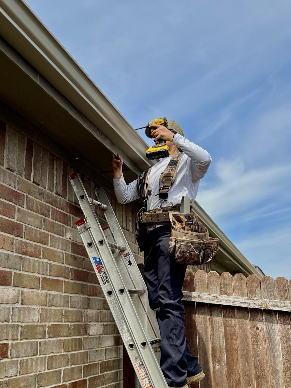 Gutter installation project 2