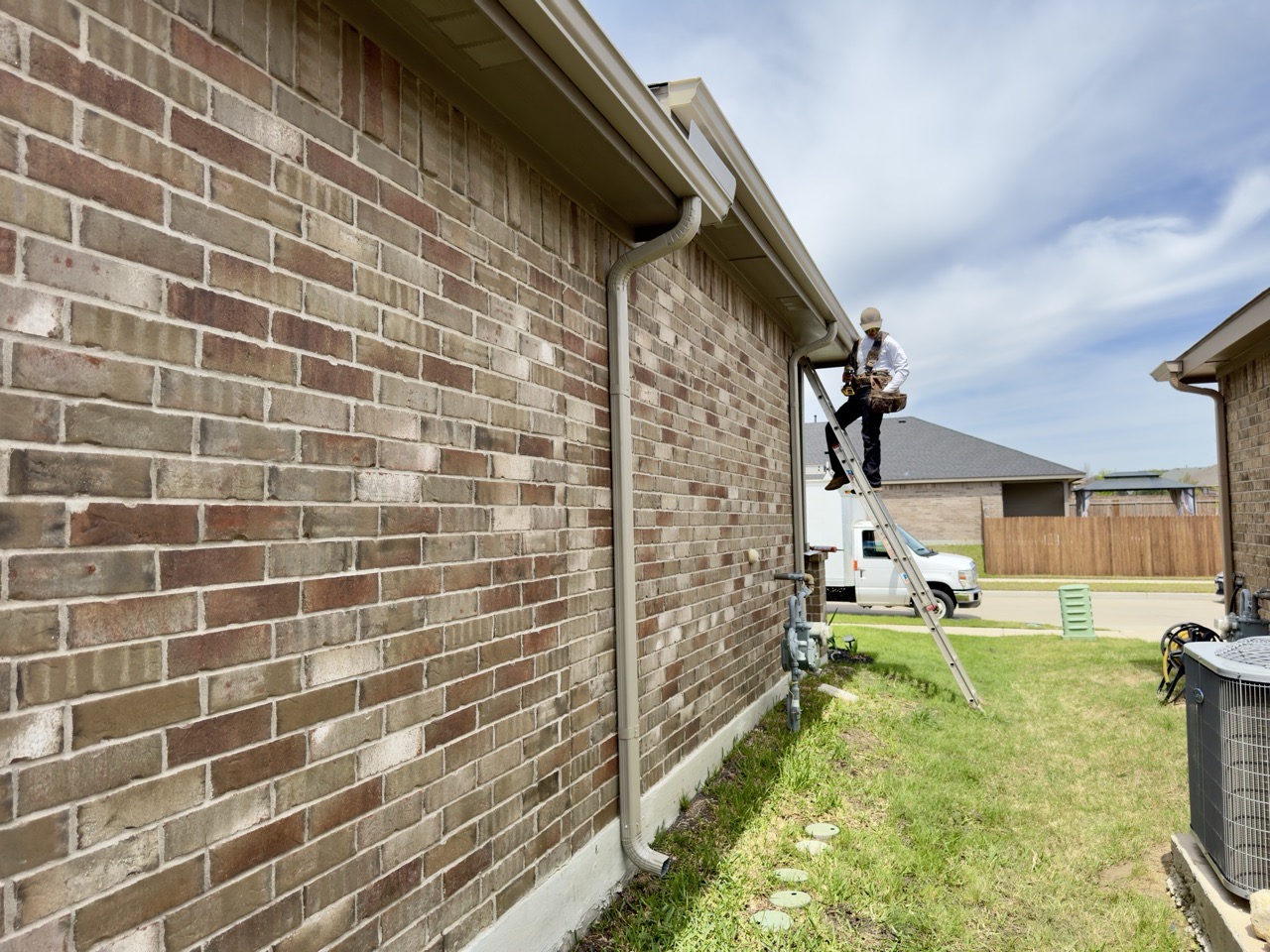Gutter repair project 1
