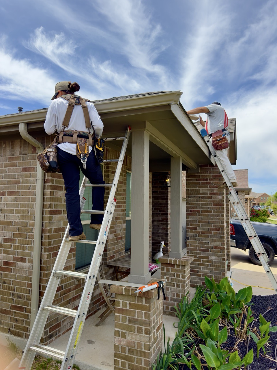 Recent gutter installation project 9
